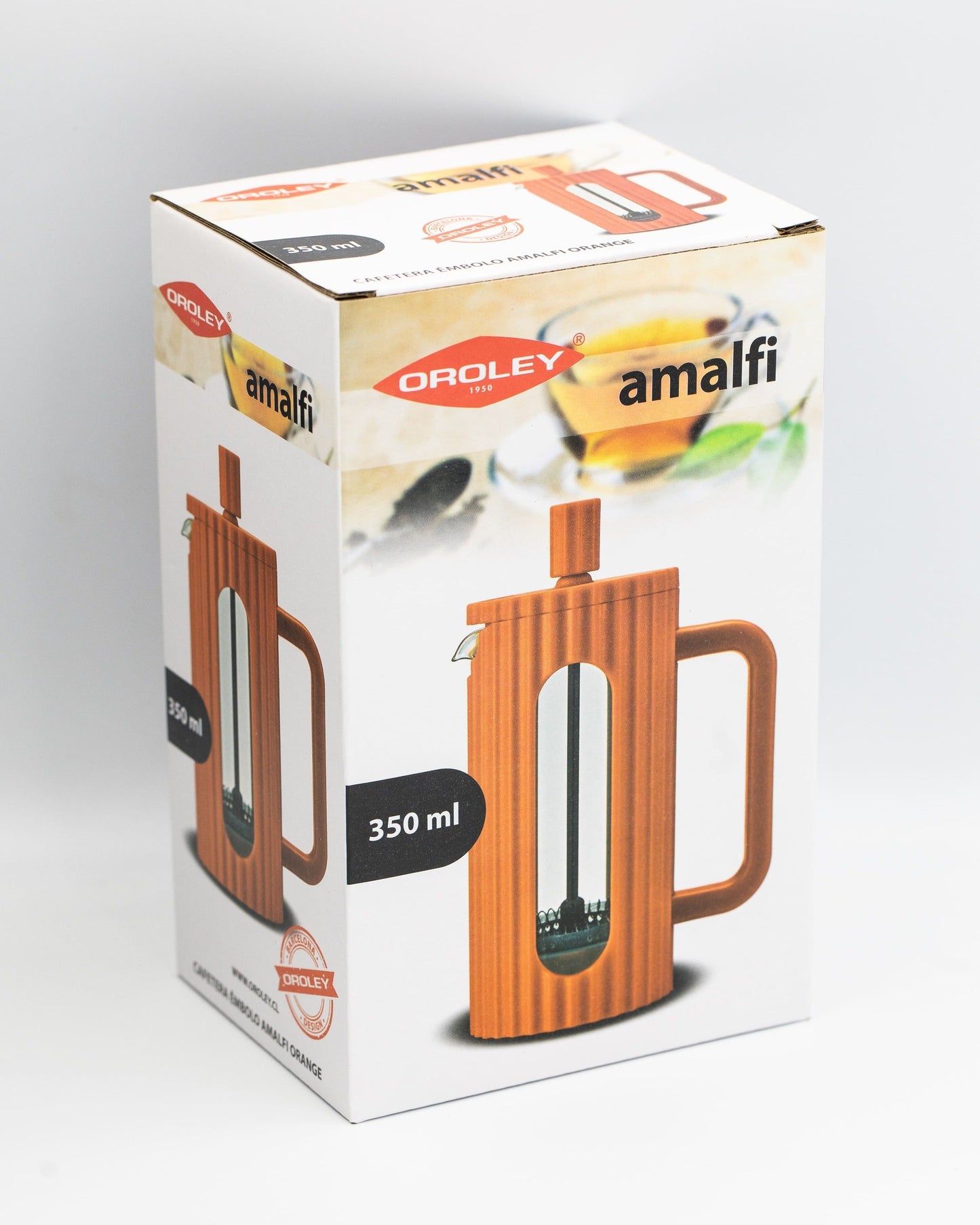 Prensa Francesa Naranja - Cafetera de Émbolo Manual